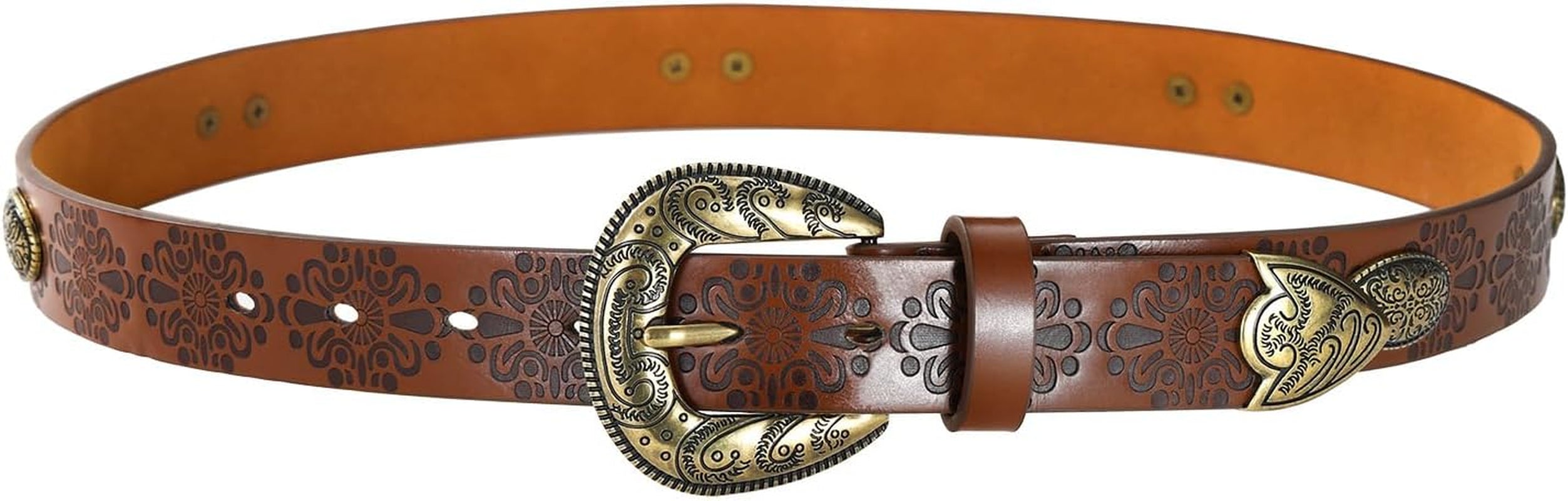 Western Belts for Women, Womens Cowgirl Country Belt for Jeans
