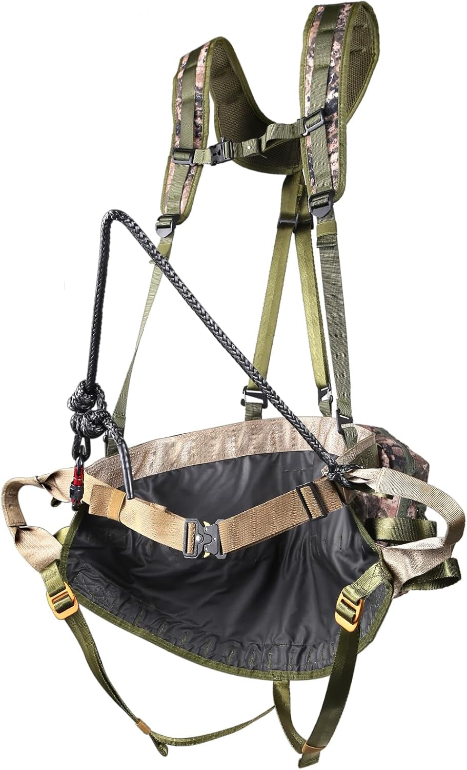 Hunting Saddle, Ultra Comfortable Tree Saddle, Lightweight Treestands Accessories, Adjustable Tree Climbing Saddle, Essential Saddle Hunting Gear