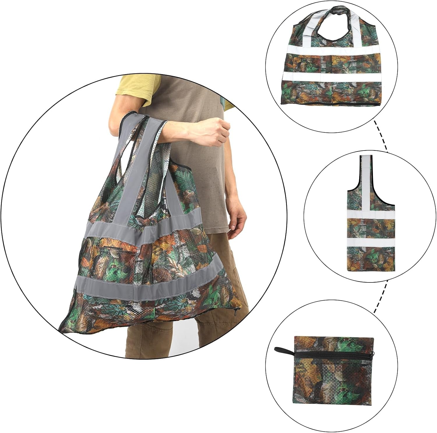Hunting Vests，Camouflage Vest，Camo Hunting Safety Vest
