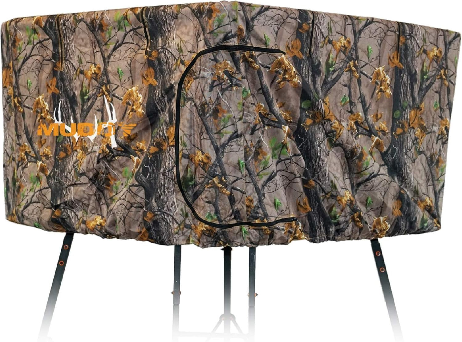 Quad Blind Kit Hunting Gear, Hunting Accessory with 360 Coverage & Zipper Entrance, Epic Camo