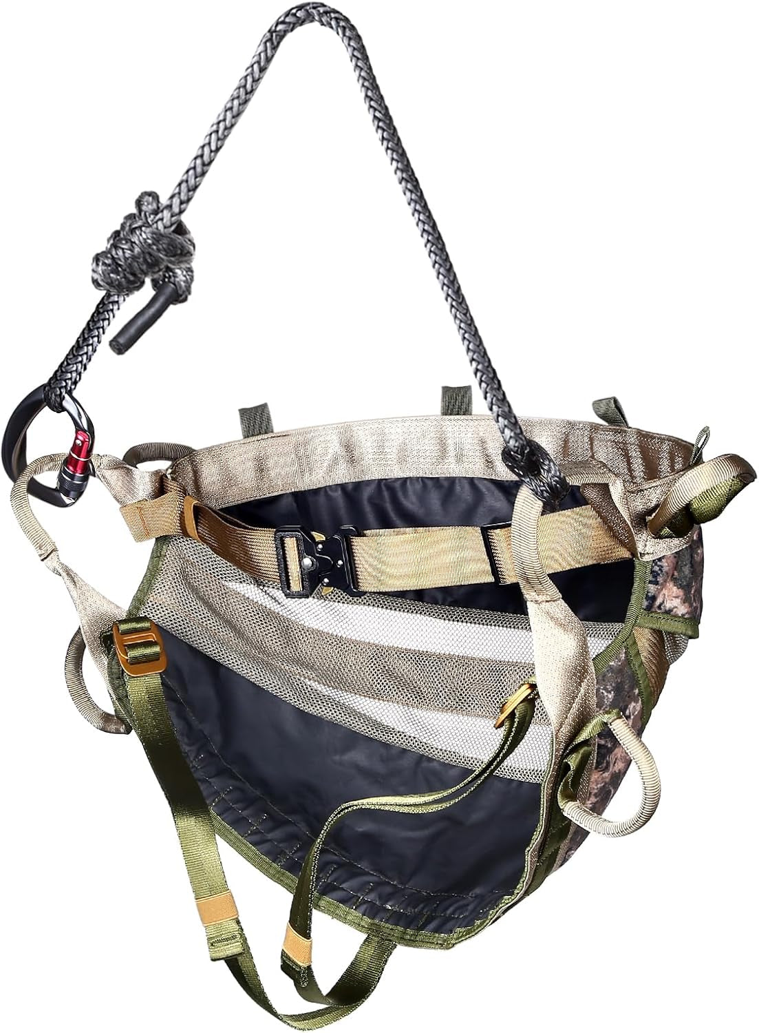 Hunting Saddle, the Gen 2 Saddle Hunting, Ultra Comfortable Large Padded Seat, Lightweight Tree Saddle Accessories, Packable Tree Climbing Saddle, Includes Adjustable Bridge