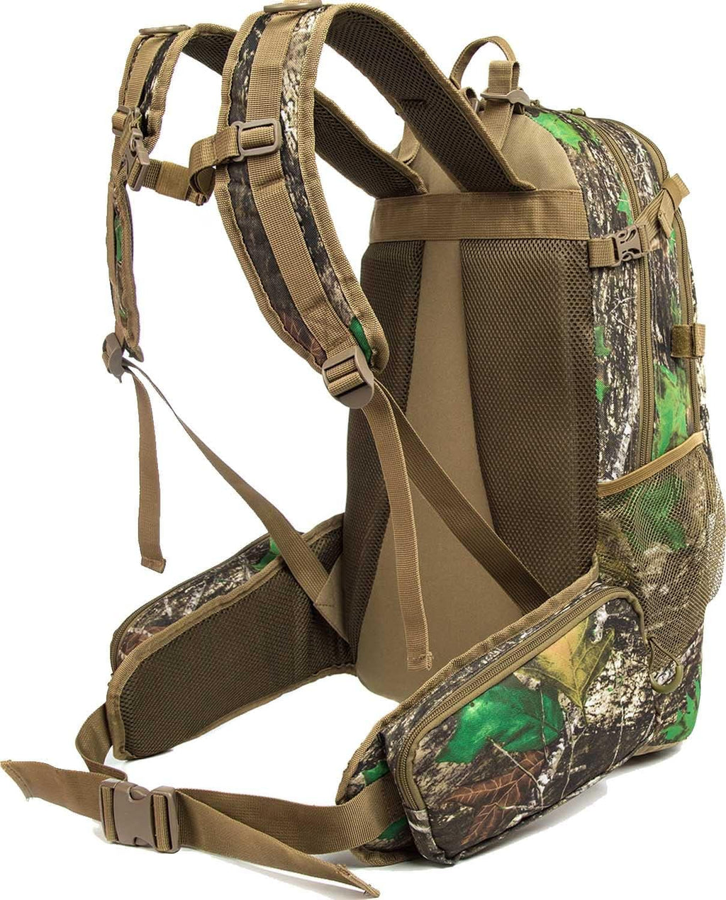 Hunting Backpack Outdoor Gear Hunting Pack with Bow and Rifle Carry System for Hunting. (Camo-Khaki)