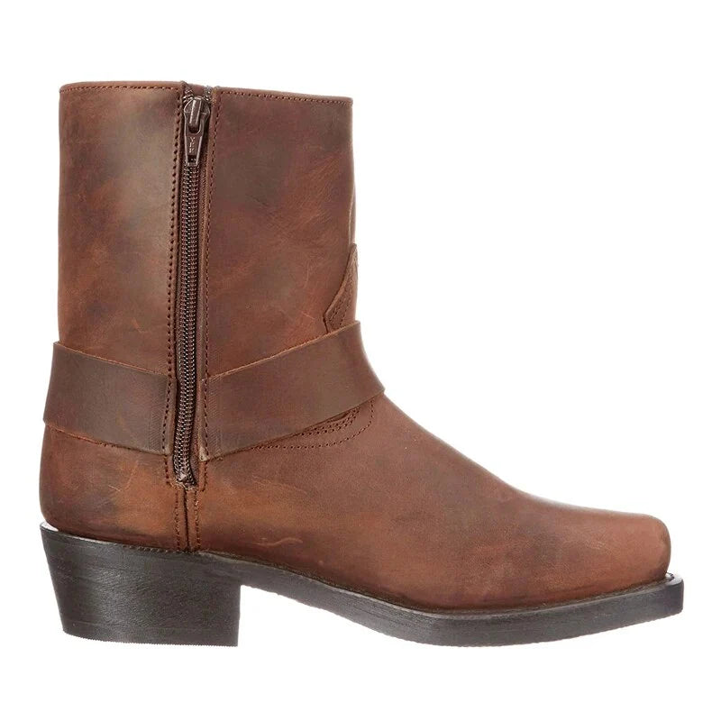 Men’S Western Leather Boots Stylish Durable Comfortable Everyday Adventure Wear