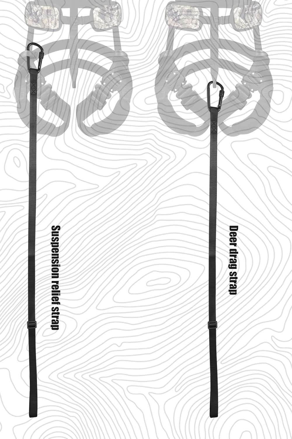 Tree Stand Safety Harness: Adjustable Tree Stand Harness for Hunting, Padded Treestand Safety Hunting Harnesses