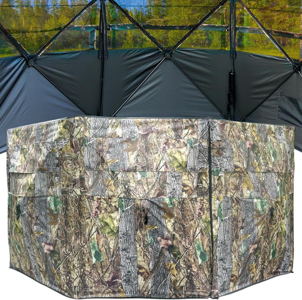 Hunting Blind 3-Panel Ground Blind with Carrying Bag Portable Hunting Ground Blinds for Deer Waterfowl Turkey Hunting
