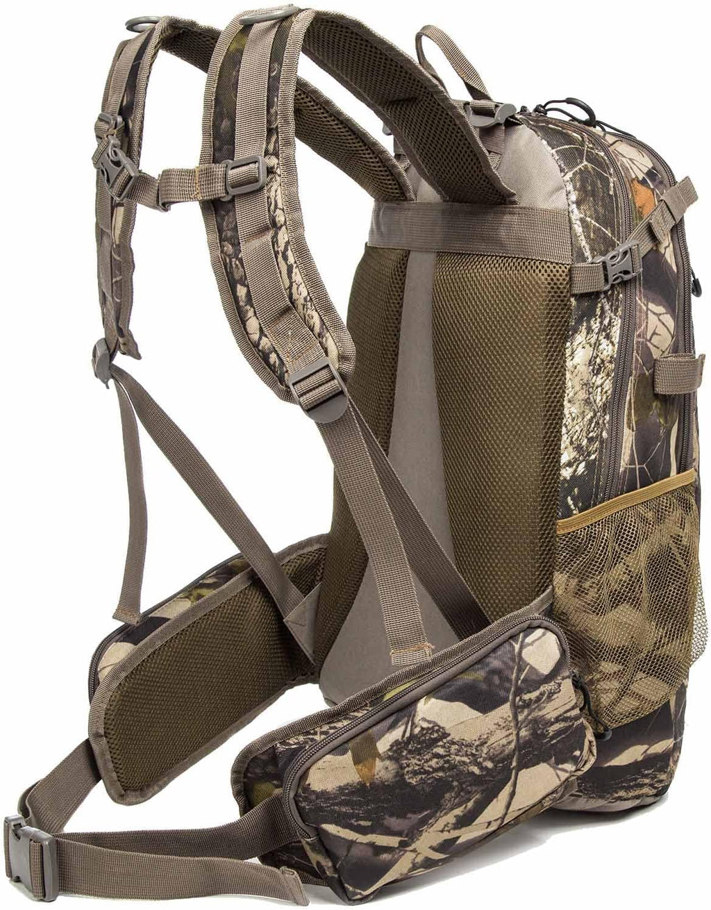 Hunting Backpack Outdoor Gear Hunting Pack with Bow and Rifle Carry System for Hunting. (Camo-Green)