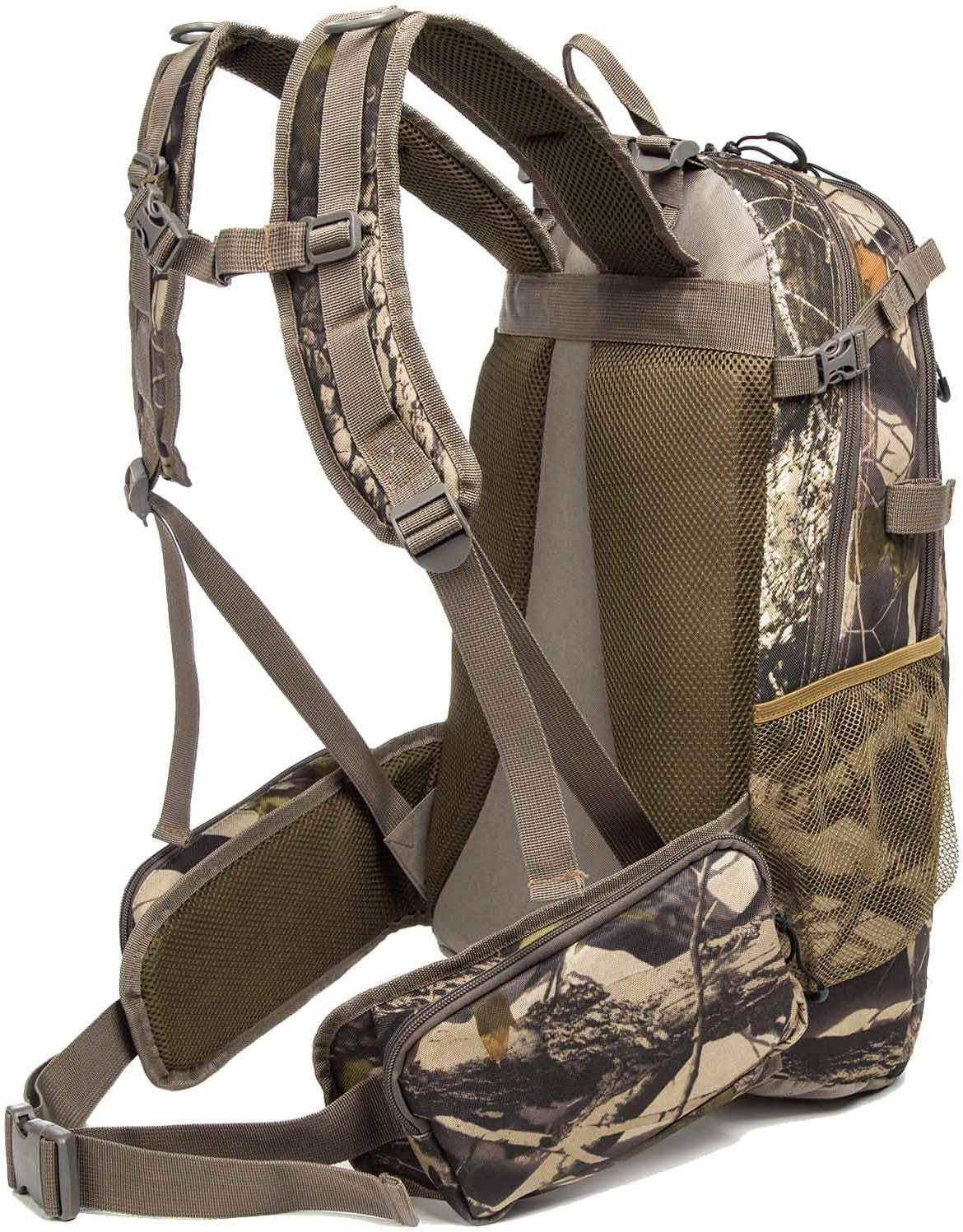 Hunting Backpack Outdoor Gear Hunting Pack with Bow and Rifle Carry System for Hunting. (Camo-Green)