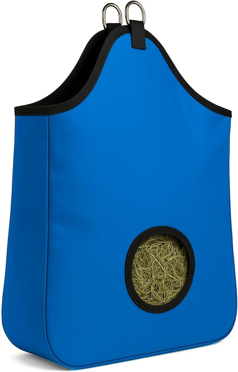 Hay Bag, 600D PVC Nylon, 2-Flake, 7 in Opening Royal Blue