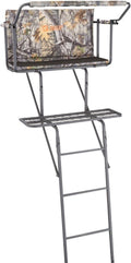 16.5' 2-Man Ladder Tree Stand for Hunting Elevated Climbing Seat Hunting Gear Equipment Accessories
