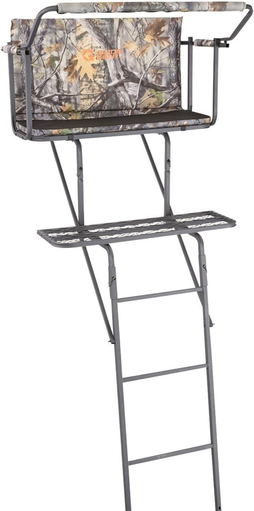 16.5' 2-Man Ladder Tree Stand for Hunting Elevated Climbing Seat Hunting Gear Equipment Accessories