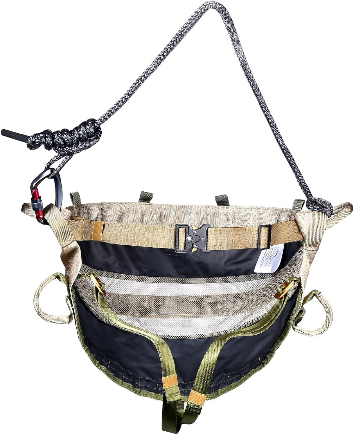 Hunting Saddle, the Gen 2 Saddle Hunting, Ultra Comfortable Large Padded Seat, Lightweight Tree Saddle Accessories, Packable Tree Climbing Saddle, Includes Adjustable Bridge