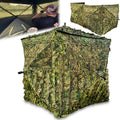 See Trough Pop up Hunting Blind, See Thru Ground Blind - Essential Hunting Tent for Deer, Portable and Easy Setup, Ideal Hunting Essentials, Durable and Concealed Ground Blind