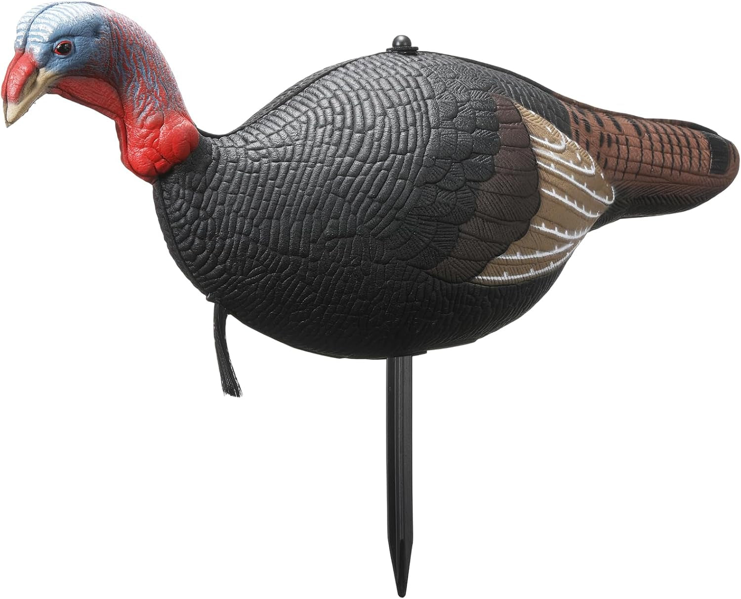 Collapsible Turkey Decoy for Hunting - Durable Realistic Lifelike Lightweight Standing Hunting Decoy with Stake for Field Forest Wood Ground Outdoor