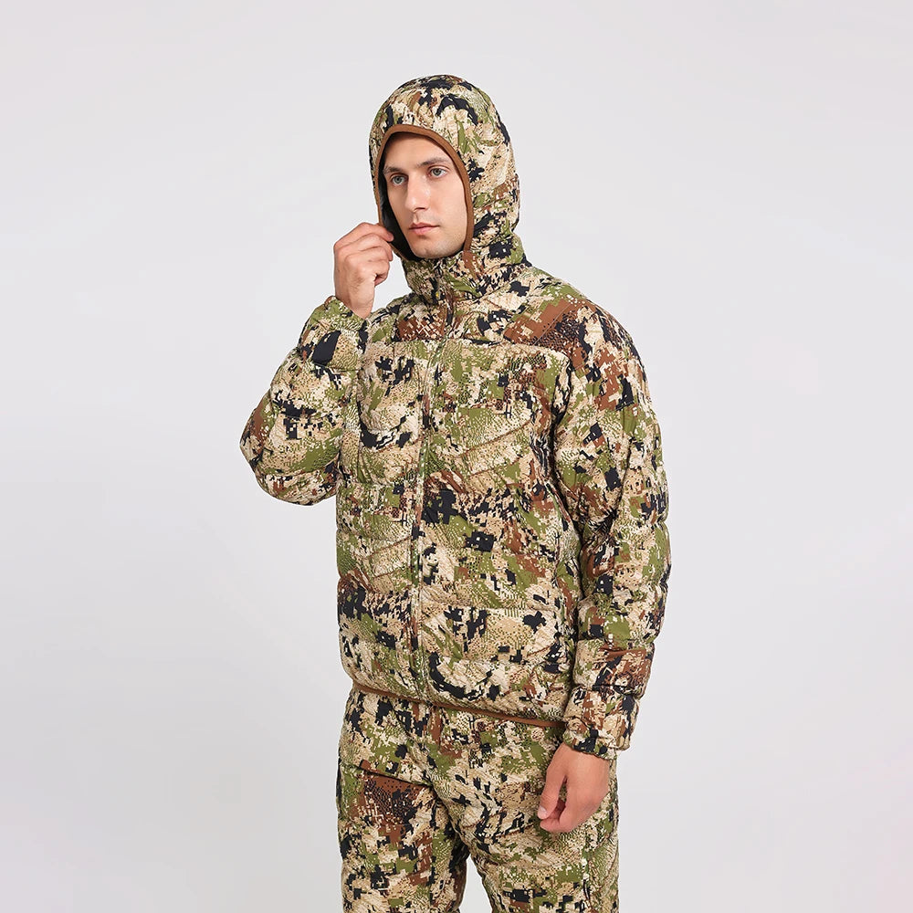 Quality Kelvin Light down Jacket Hunting Gear Products Winter Hunting Jacket Camouflage Hunting Clothes for Men