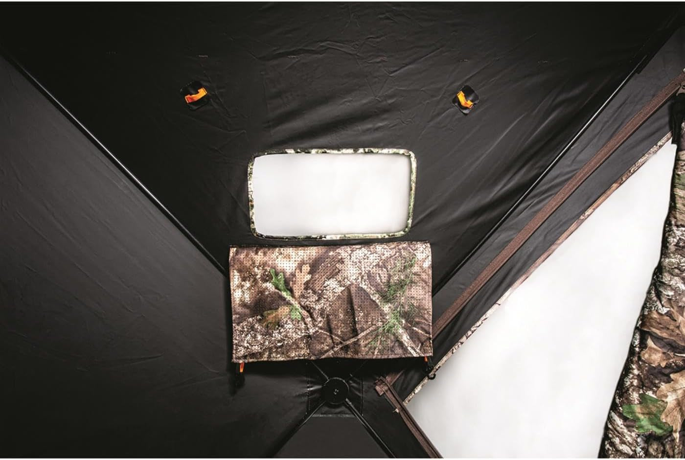Educator Large Hunting Ground Blind, See-Through, 360 View, 3-4 Person Tent, Turkey, Duck, Deer Hunting Gear Equipment Accessories