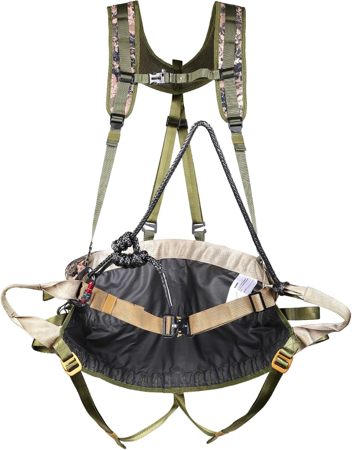 Hunting Saddle, Ultra Comfortable Tree Saddle, Lightweight Treestands Accessories, Adjustable Tree Climbing Saddle, Essential Saddle Hunting Gear