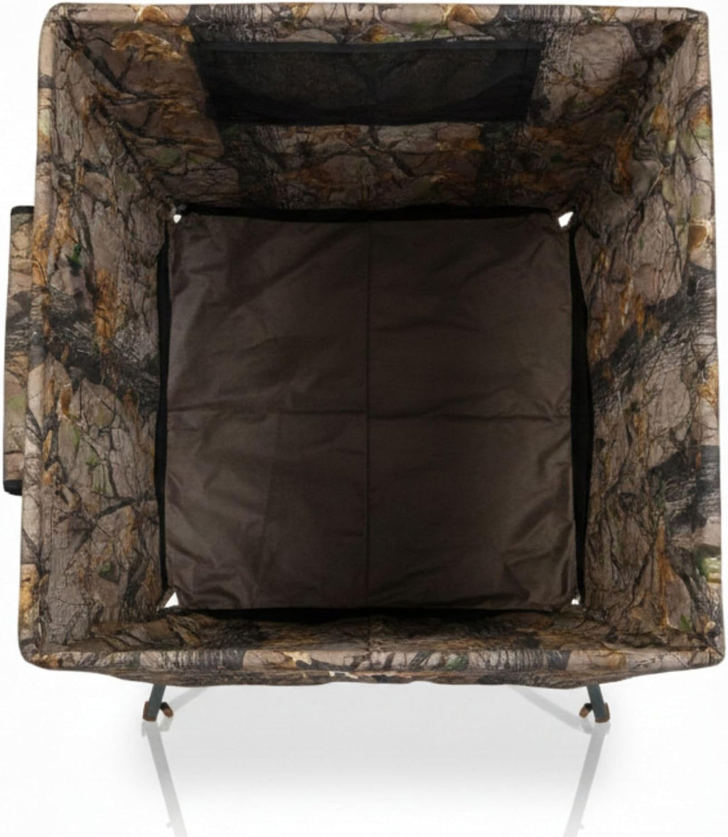 Quad Blind Kit Hunting Gear, Hunting Accessory with 360 Coverage & Zipper Entrance, Epic Camo