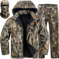 Insulated Hunting Clothes for Men Cold Weather, Warm Camo Hunting Jacket and Pants, Hunting Suit for Deer Duck Hunts