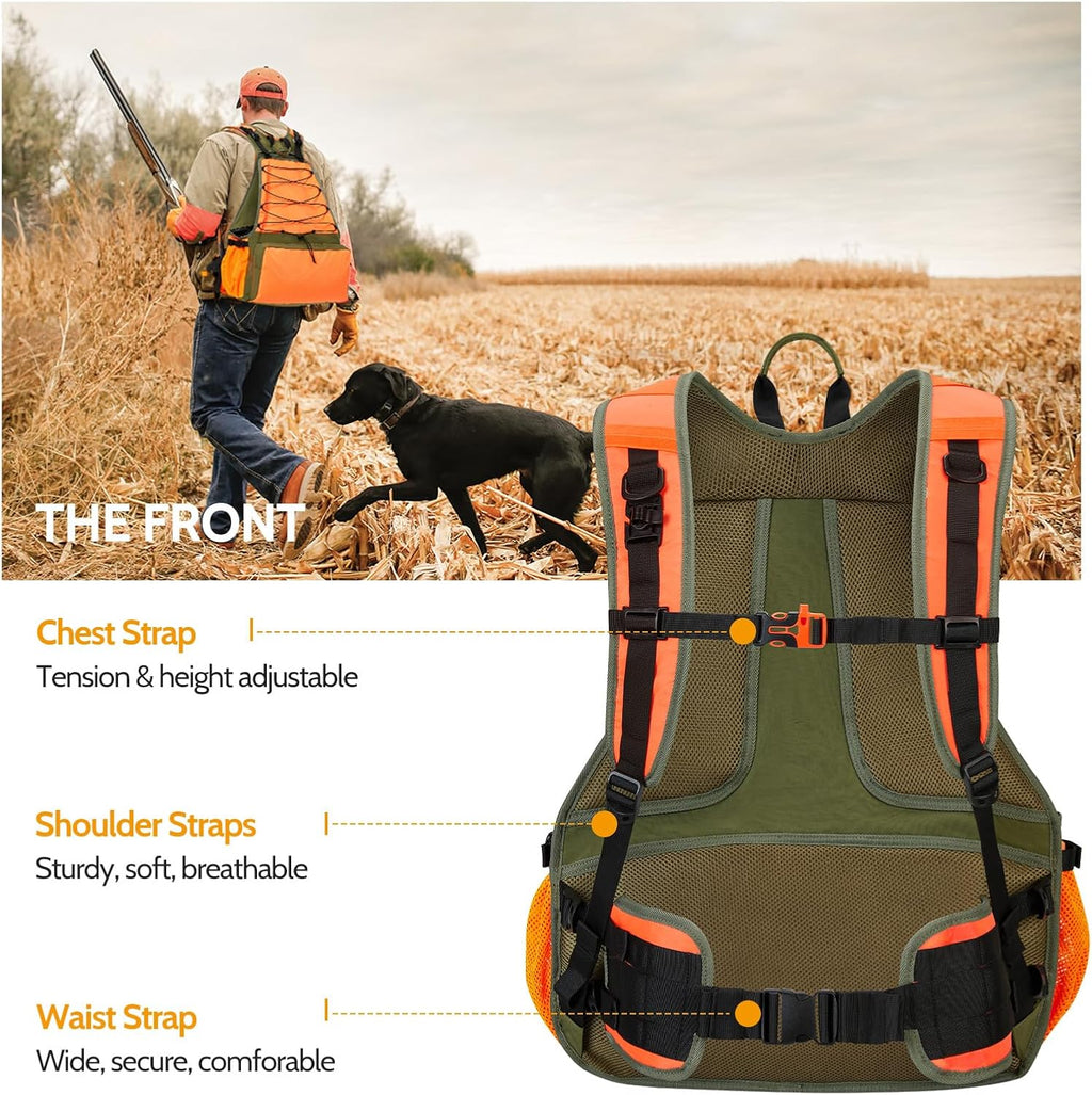 Upland Hunting Vest & Upland Hunting Ammo Pouch