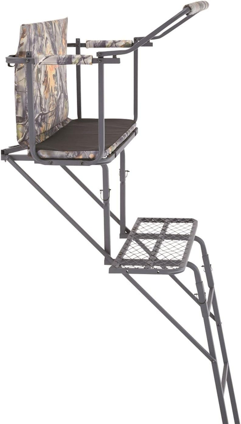 16.5' 2-Man Ladder Tree Stand for Hunting Elevated Climbing Seat Hunting Gear Equipment Accessories