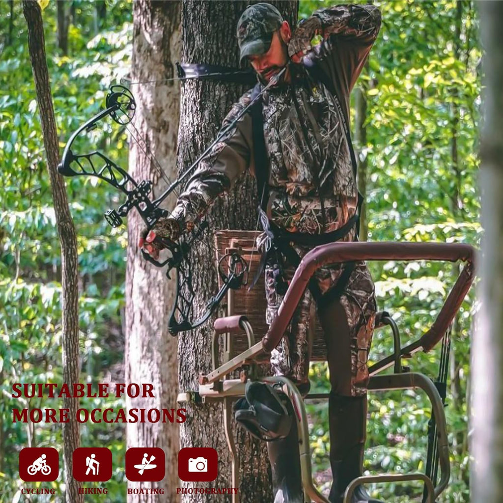 Camo Hunting Gloves Fingerless Turkey Hunting Glove Lightweight Anti-Slip Fishing Gloves Outdoor Hunting Camouflage Gear Archery Accessories for Men Women