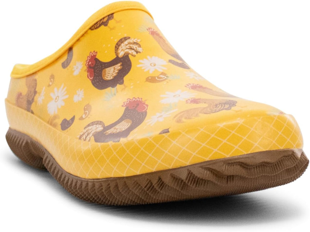 Womens Waterproof Clog with Neoprene Lining and Rubber Outsole - Perfect for Garden and Outdoor Wear