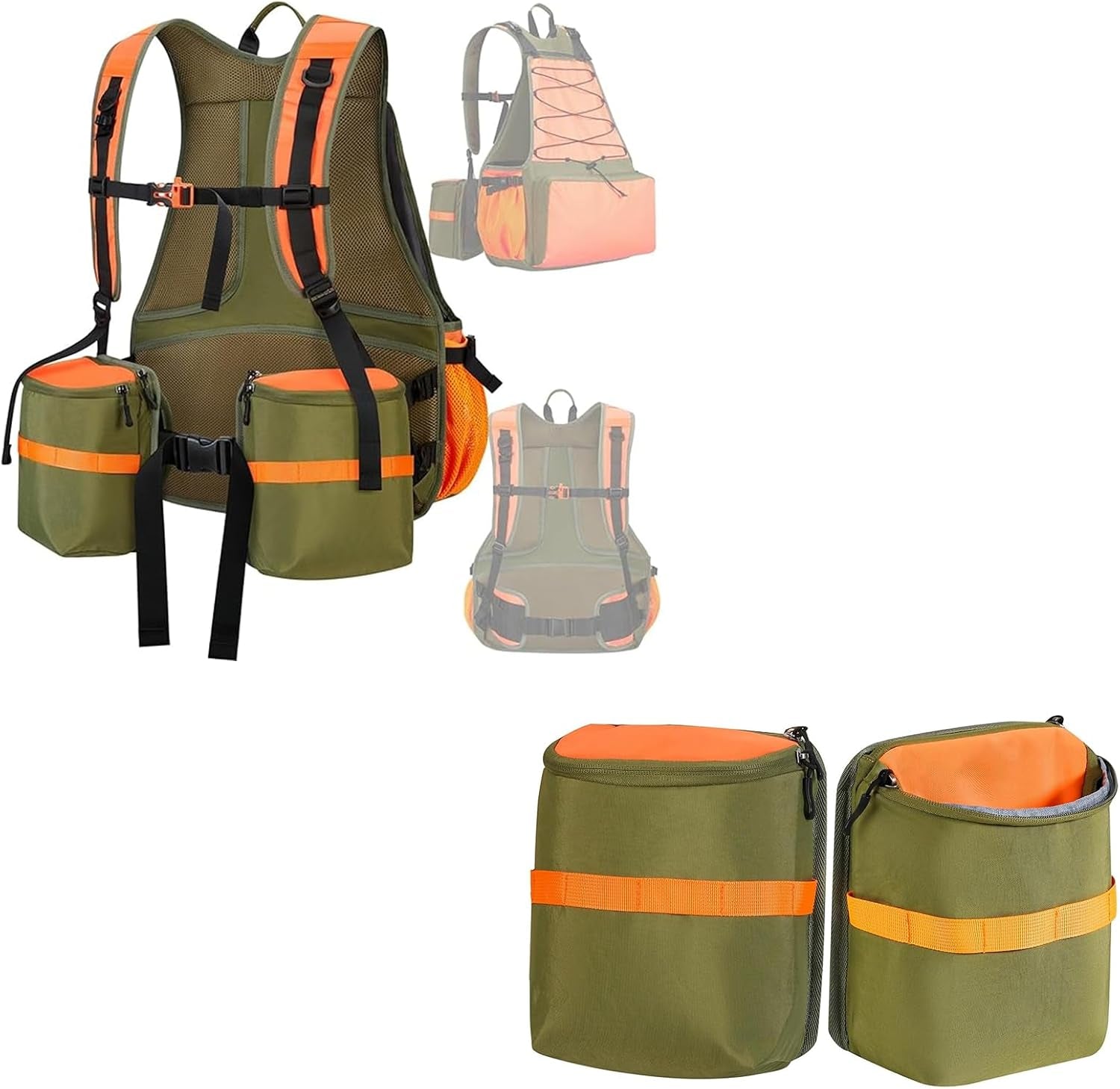 Upland Hunting Vest & Upland Hunting Ammo Pouch