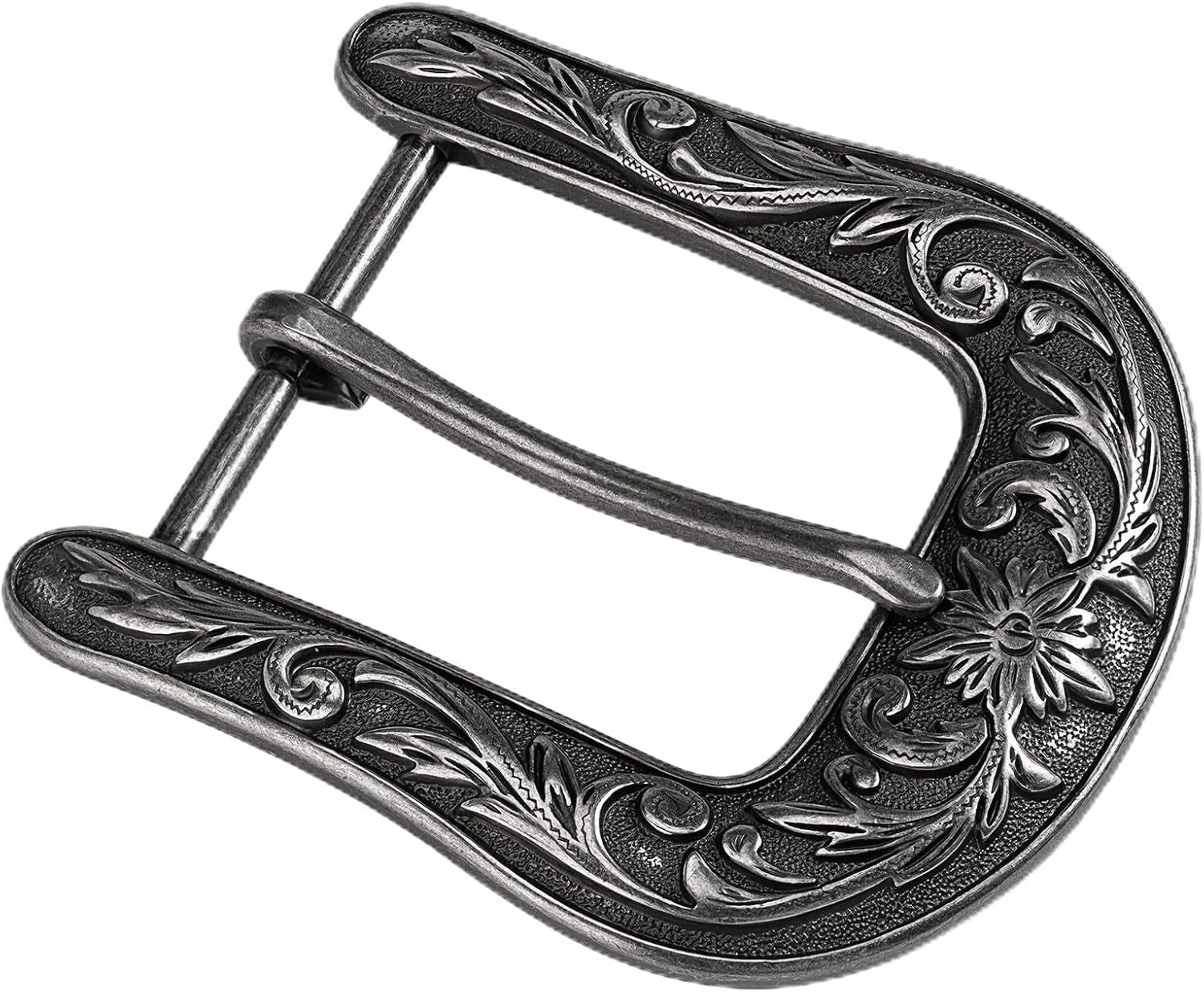 Western Belt Buckle - 1.5" Retro Cowboy Replacement Belt Buckle for Men & Women