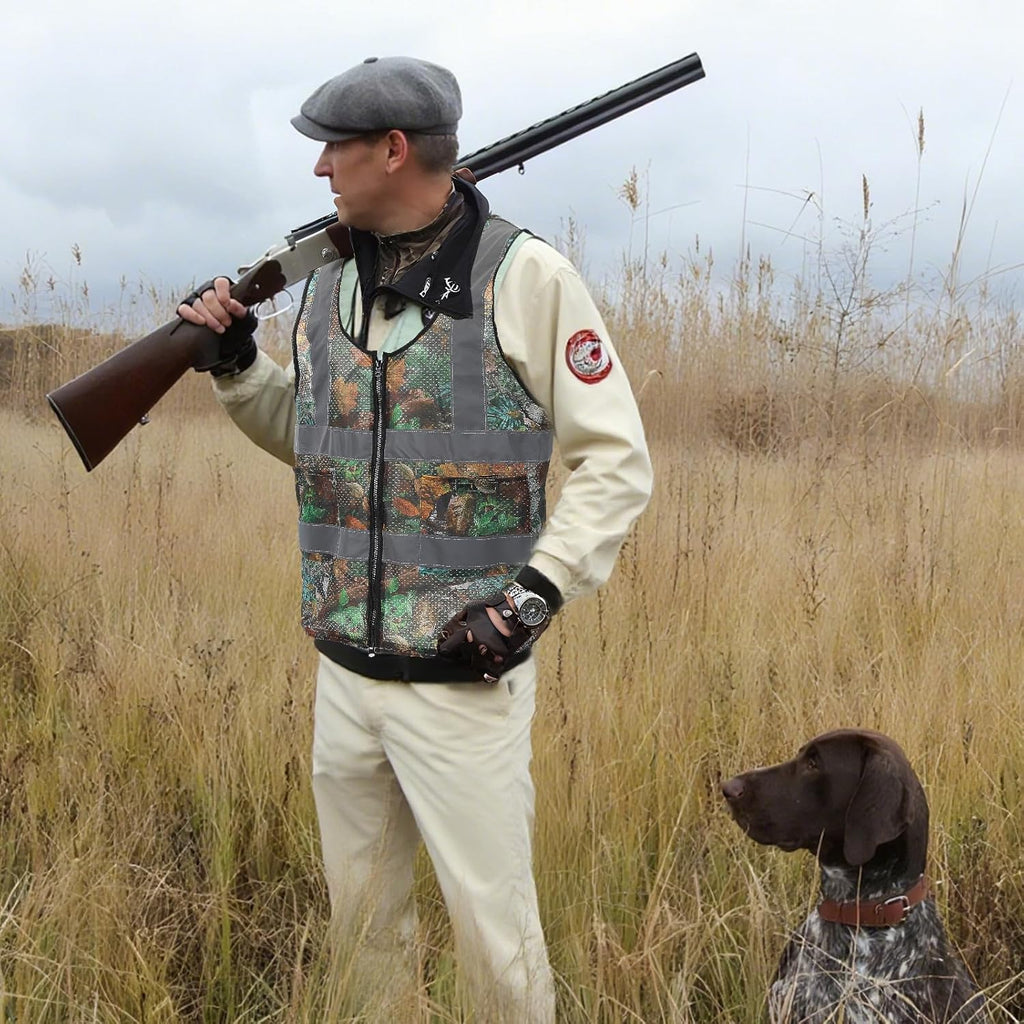Hunting Vests，Camouflage Vest，Camo Hunting Safety Vest
