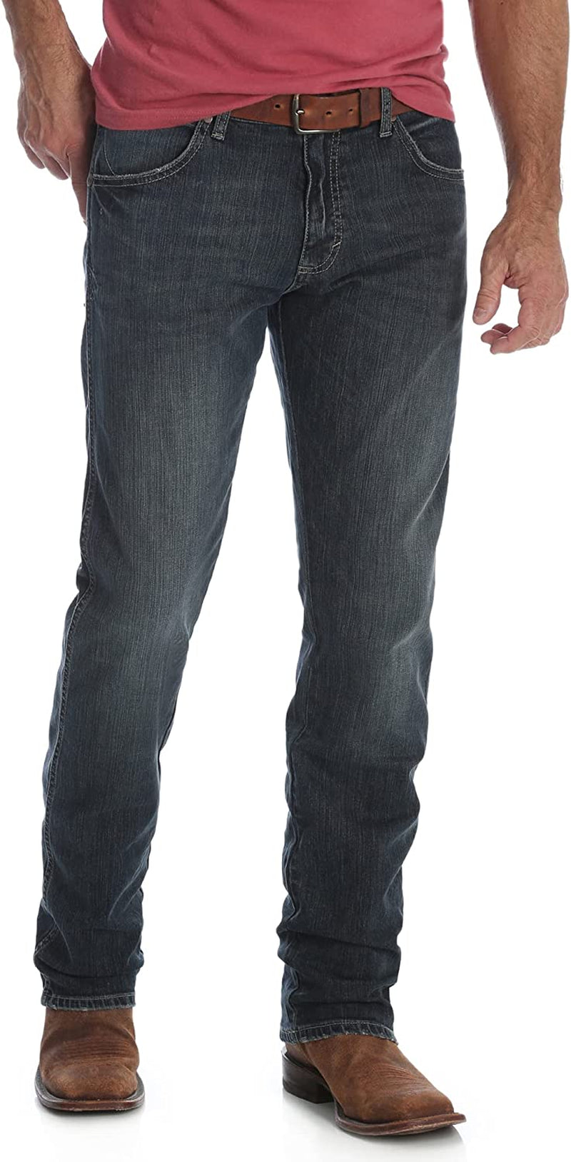 Mens Retro Slim Fit Straight Leg Jean