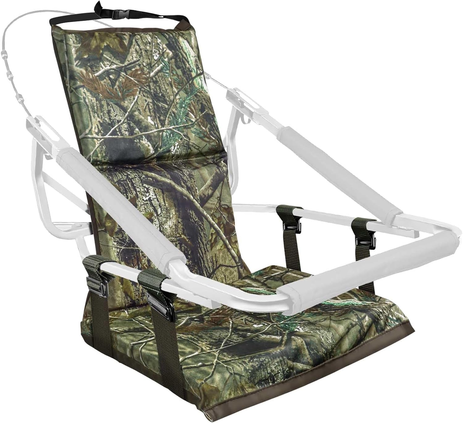 Tree Stand Seat Replacement, Adjustable Treestand Seats for Hunting, Comfortable Hunting Tree Seat Fits Climber Deer Tree Stands