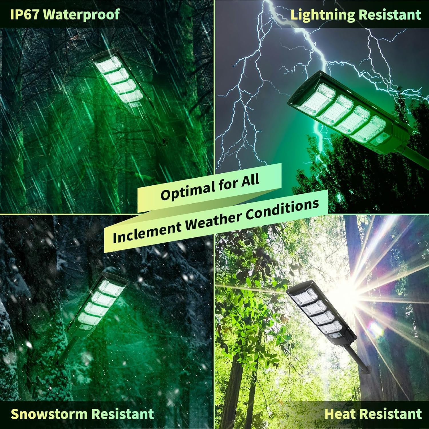 Hog Lights for Night Hunting - 12000LM Green Hunting Light for Hogs with Remote Control, Motion Sensor and Waterproof, Solar Powered Hog Feeder Light for Deer Coyote Varmint