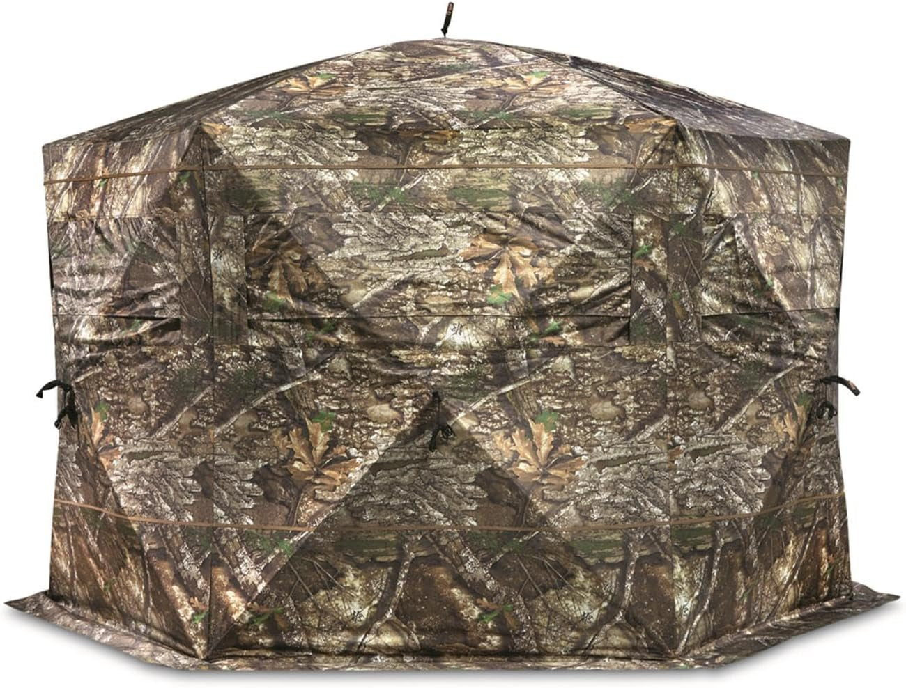 Educator Large Hunting Ground Blind, See-Through, 360 View, 3-4 Person Tent, Turkey, Duck, Deer Hunting Gear Equipment Accessories