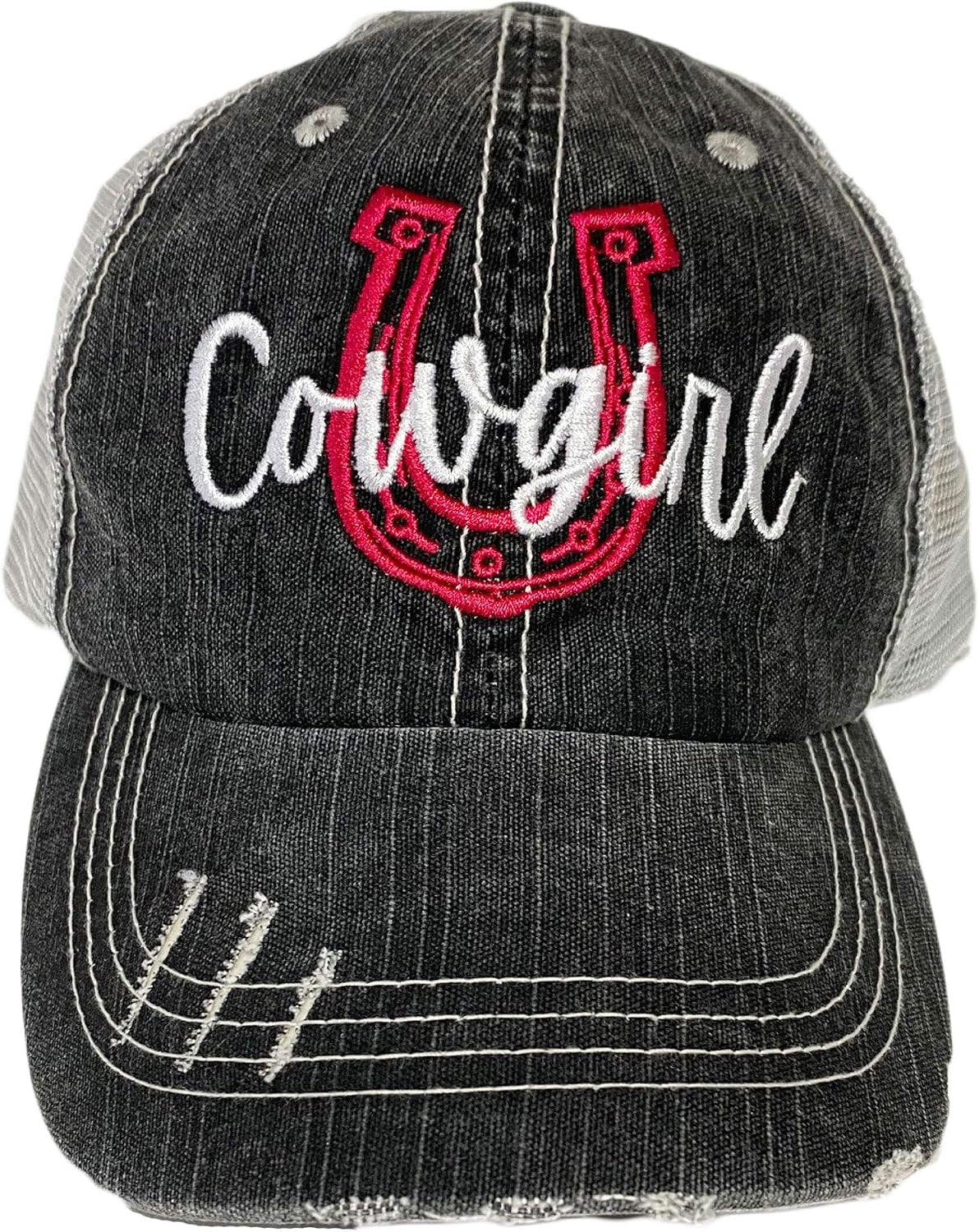 Women'S Cowgirl Distressed Baseball Hat