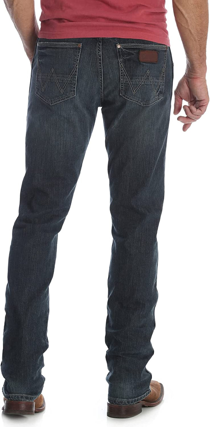 Mens Retro Slim Fit Straight Leg Jean