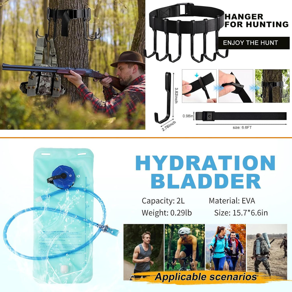 Hunting Accessories Kit 38PCS Deer Duck Turkey Hunting Gear Equipment Essentials Birthday for Men Hunters Huntress