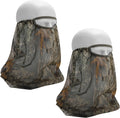 2 Pcs Camo Hunting Face Mask, Hunting Head Net Camouflage Balaclava, Adjustable Hunting Breathable Mesh Mask for Men