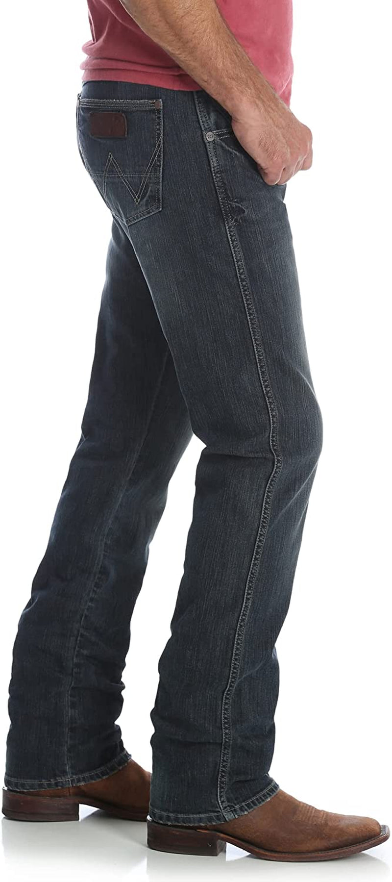 Mens Retro Slim Fit Straight Leg Jean