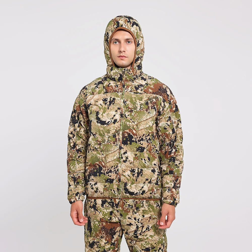 Quality Kelvin Light down Jacket Hunting Gear Products Winter Hunting Jacket Camouflage Hunting Clothes for Men