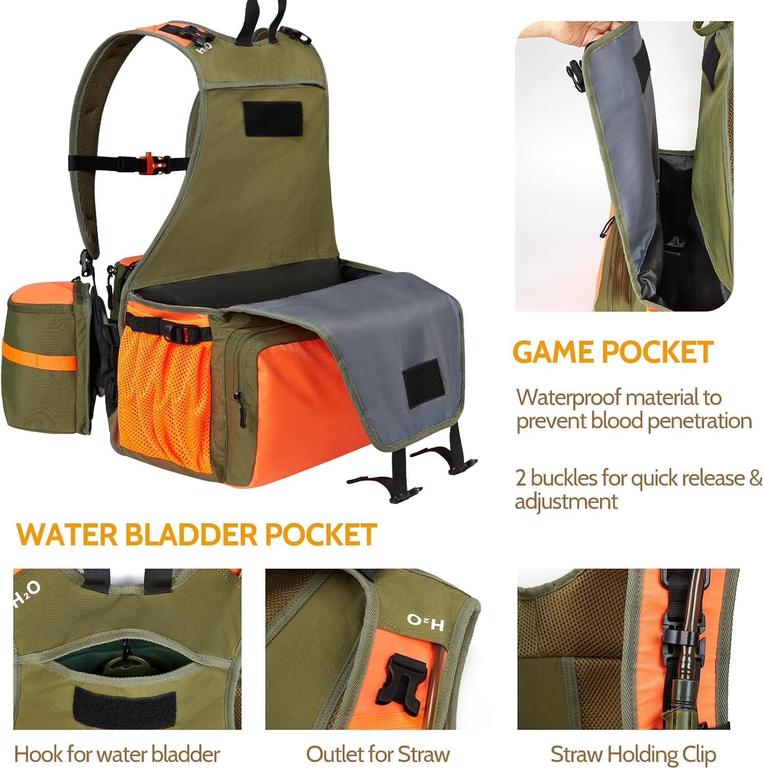 Upland Hunting Vest & Upland Hunting Ammo Pouch