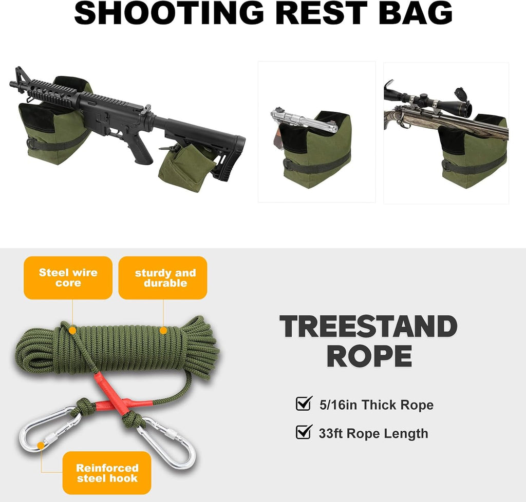 Hunting Accessories Kit 38PCS Deer Duck Turkey Hunting Gear Equipment Essentials Birthday for Men Hunters Huntress